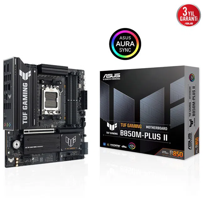 ASUS TUF Gaming B850M-Plus II AM5 mATX Anakart