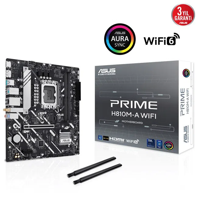 Asus Prime H810M-A Wi-Fi DDR5 1851P Anakart