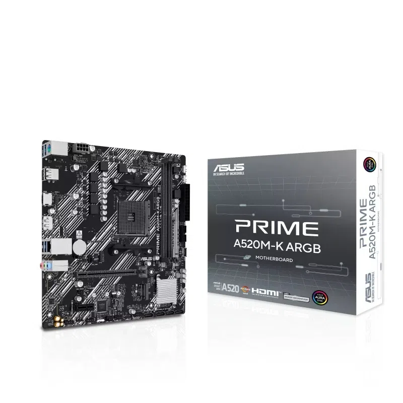 ASUS Prime A520M-K ARGB AM4 DDR4 mATX Anakart