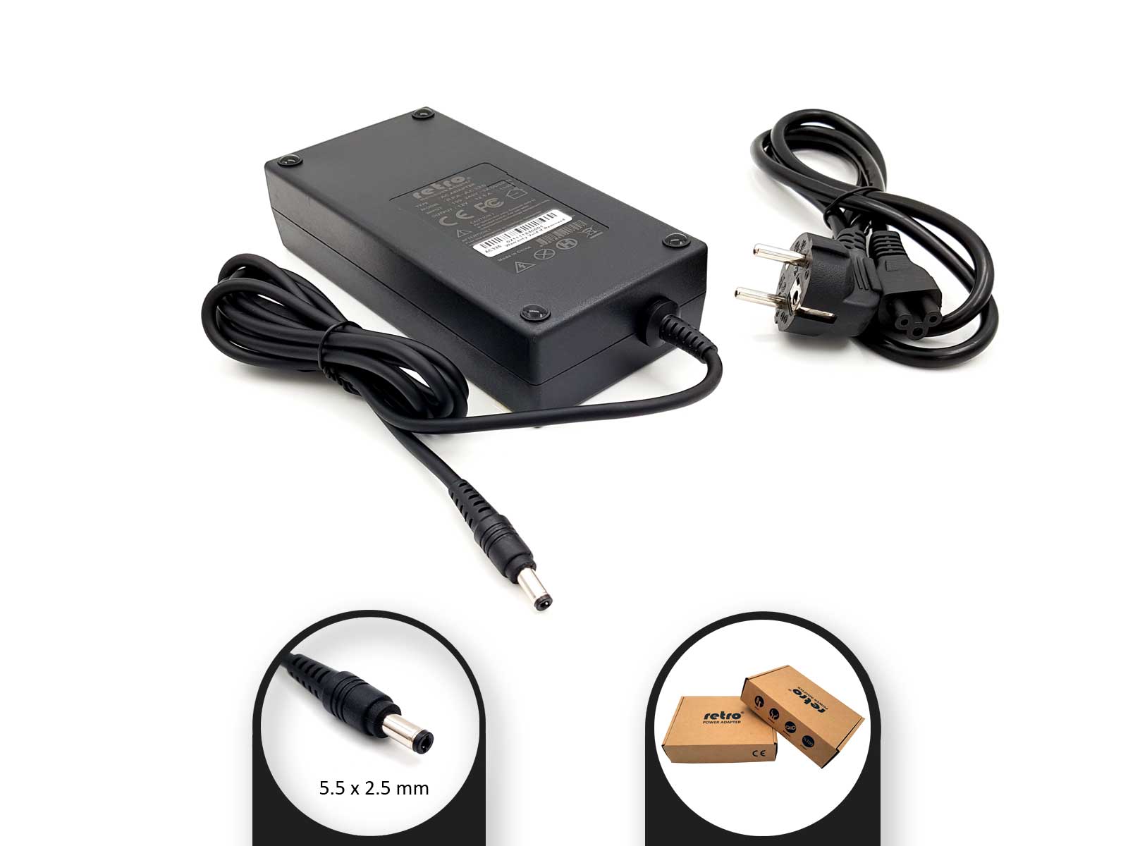 RETRO 12V 12.5A 150W Ac Adaptör RPA-AC326