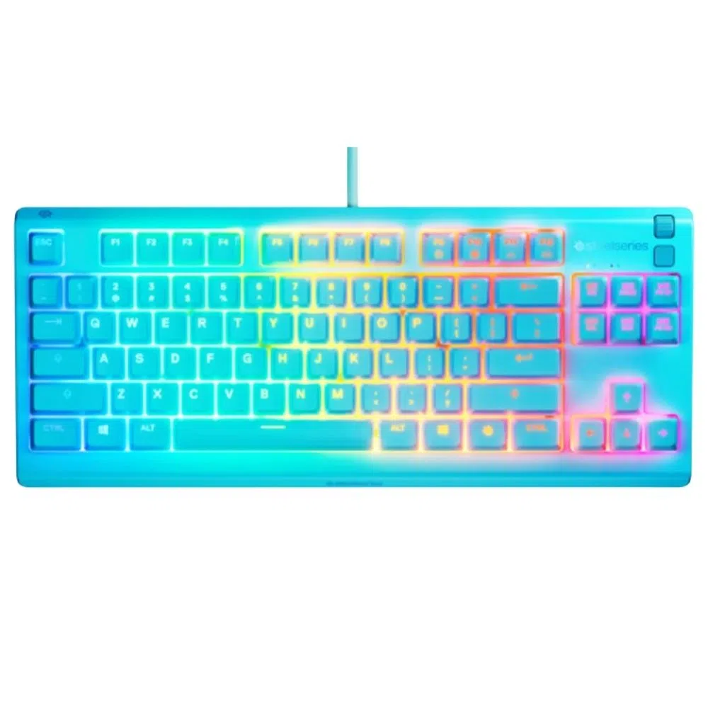 SteelSeries Apex 3 TKL TR Gaming Klavye Aqua