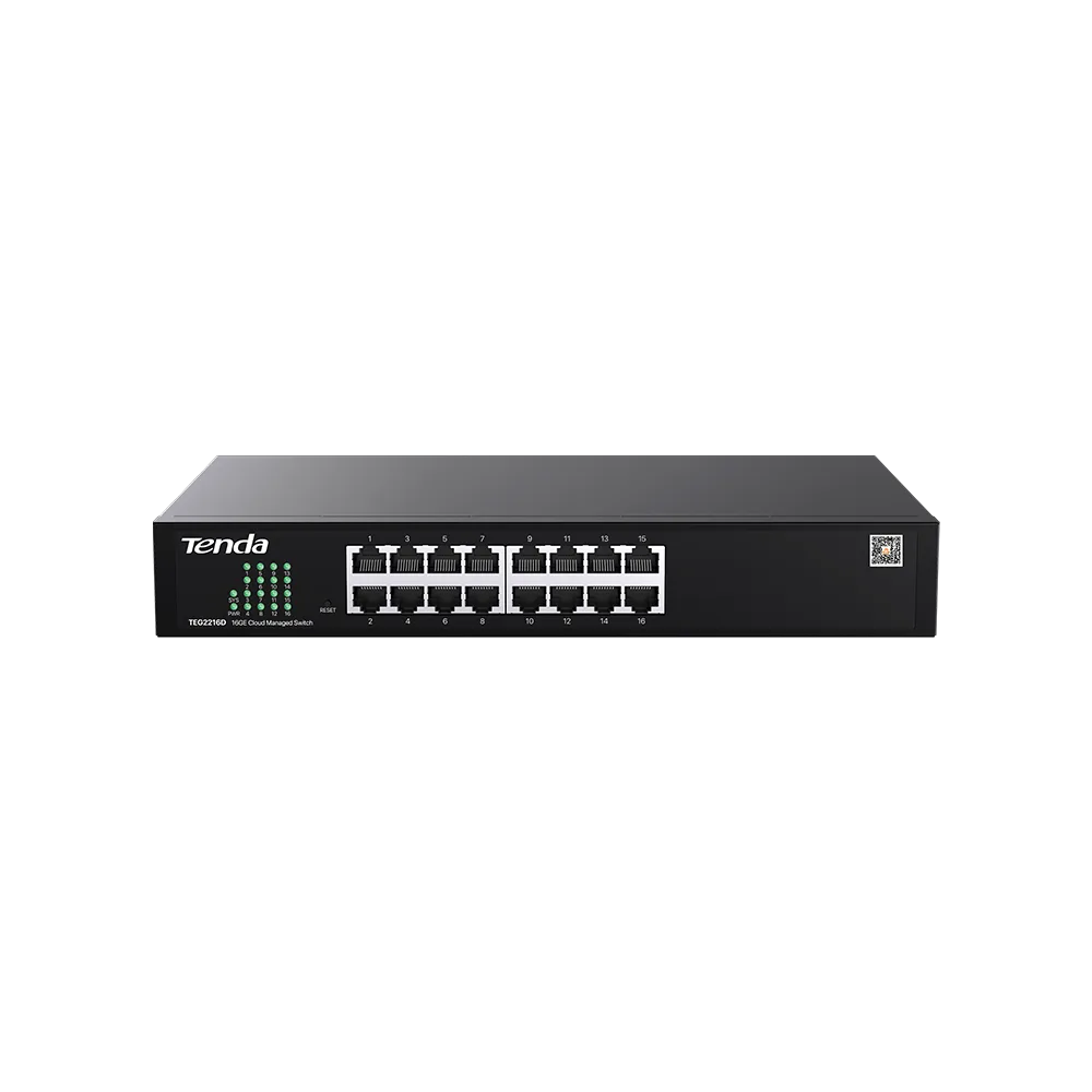 Tenda TEG2216D 16 Port Gigabit Cloud Yönetilebilir Switch