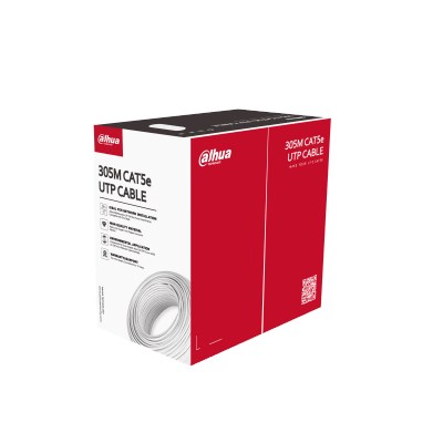Dahua PFM920I-6UN-C Cat6 UTP Saf Bakır Kablo 305m Beyaz