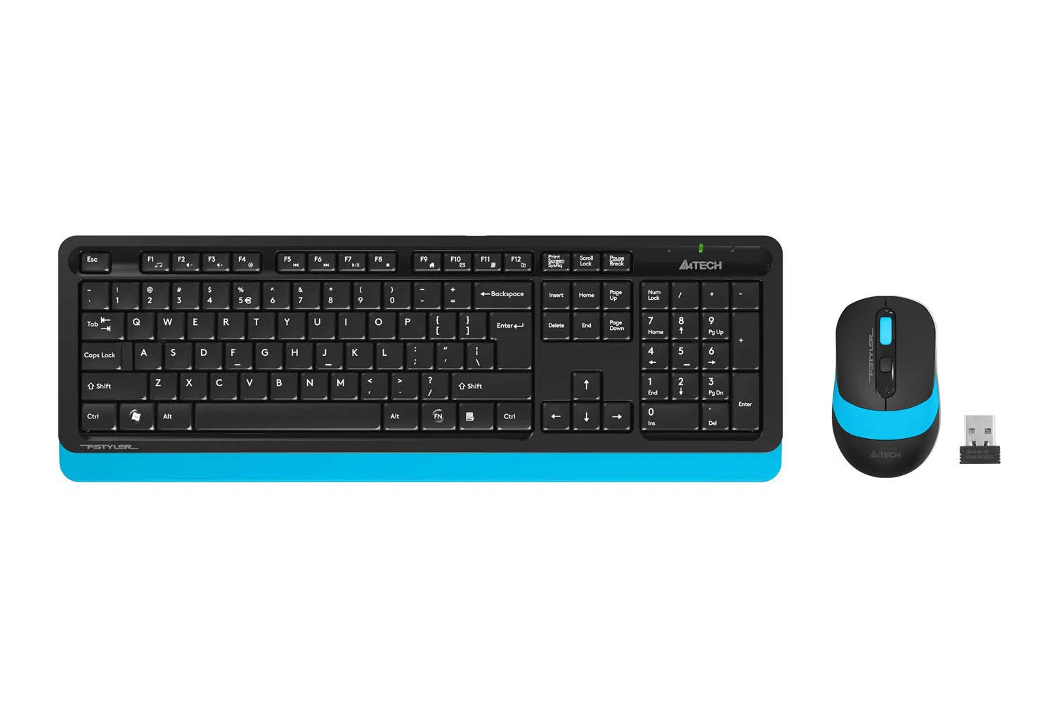 A4Tech FG1010 Kablosuz Klavye Mouse Set Mavi (FG1010-M)
