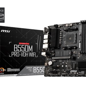 MSI B550M Pro Vdh Wifi AM4 Ryzen DDR4 Vga Hdmi Dp