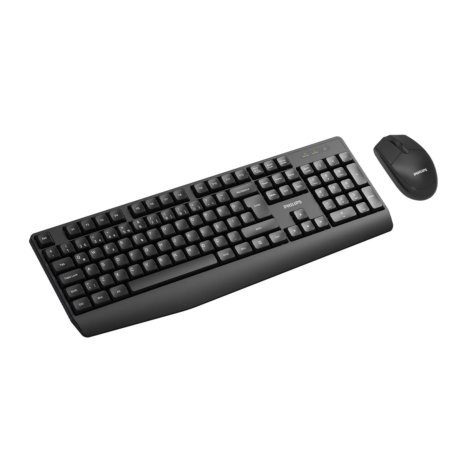 Philips SPT6337 Kablosuz Klavye Mouse Set Siyah