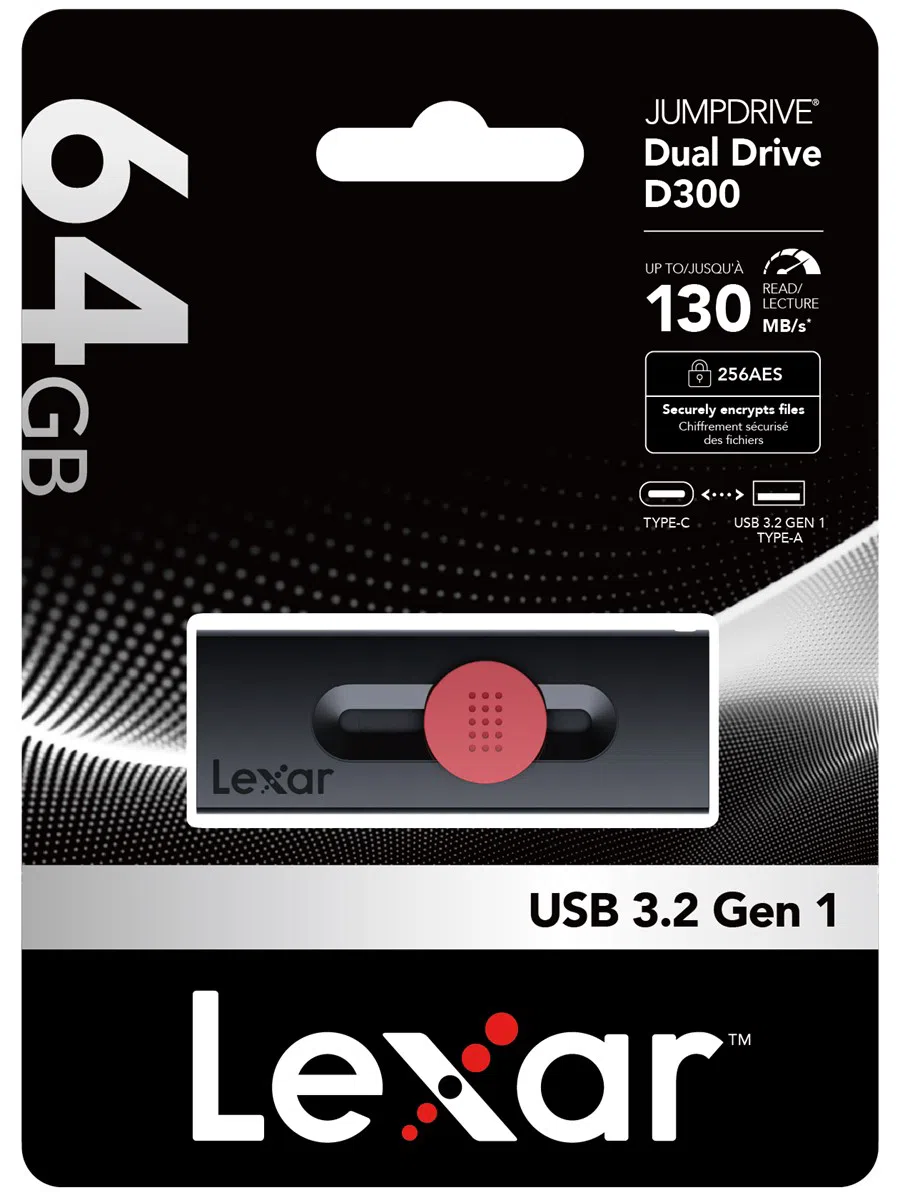 Lexar 64GB USB Flash Bellek (LJDD300064G-BNBNG)