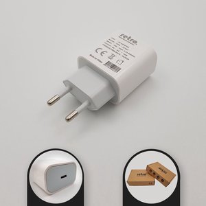 RETRO 5V 3A 15W USB-C (Type C) Hızlı Şarj Adaptörü