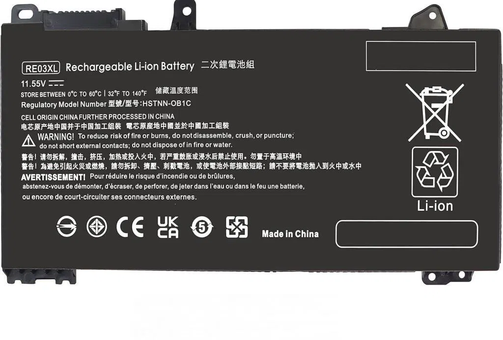 HP ProBook RF03XL RE03XL 430 440 450 455 G6 G7, Serisi Batarya 