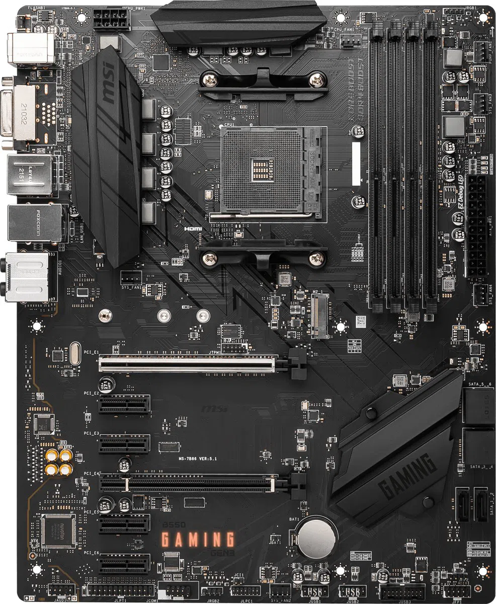 MSI B550 Gaming AM4 AMD Anakart