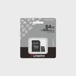 Kingston 64GB microSDXC Industrial C10 A1 pSLC Card + SD Adapter