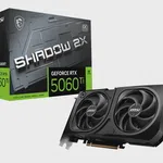 MSI GeForce RTX 5060 Ti 16GB Shadow 2X OC Plus GDDR7 Ekran Kartı