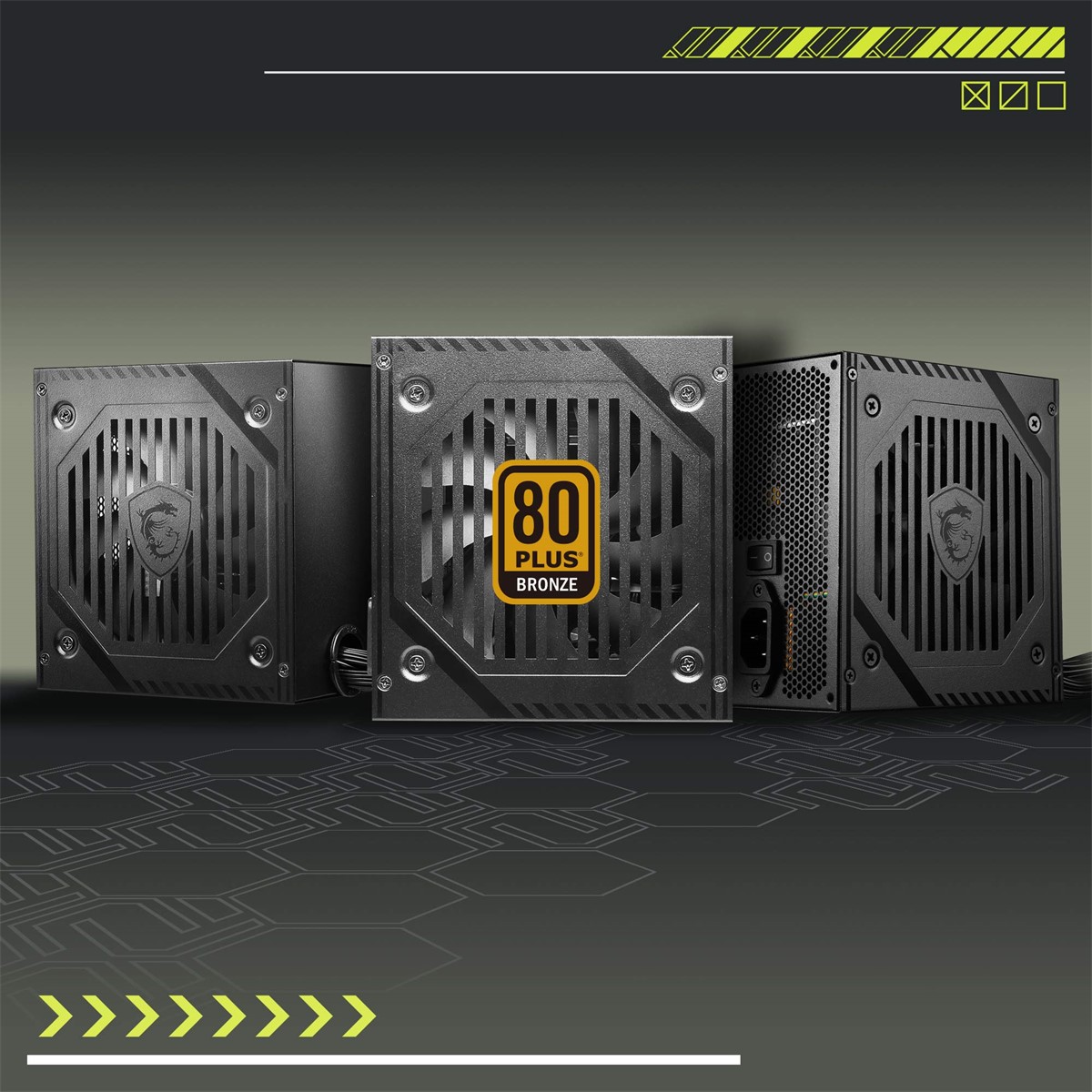 MSI MAG A650BNL 650W 80+ BRONZE POWER SUPPLY