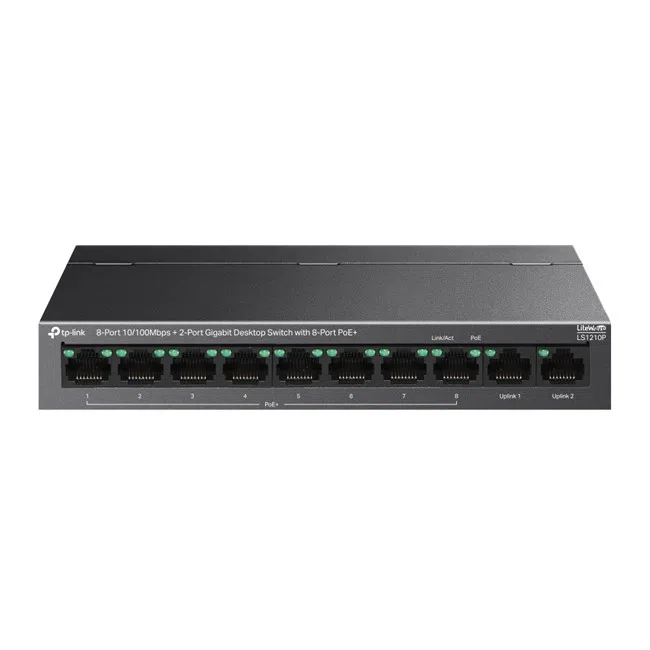 TP-Link LS1210P 8 Port 10/100 Mbps Switch