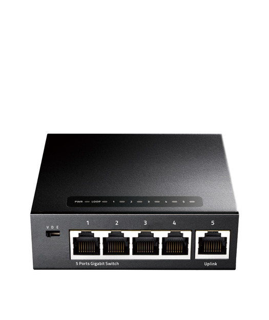 CUDY 5-Port Gigabit Metal  Switch