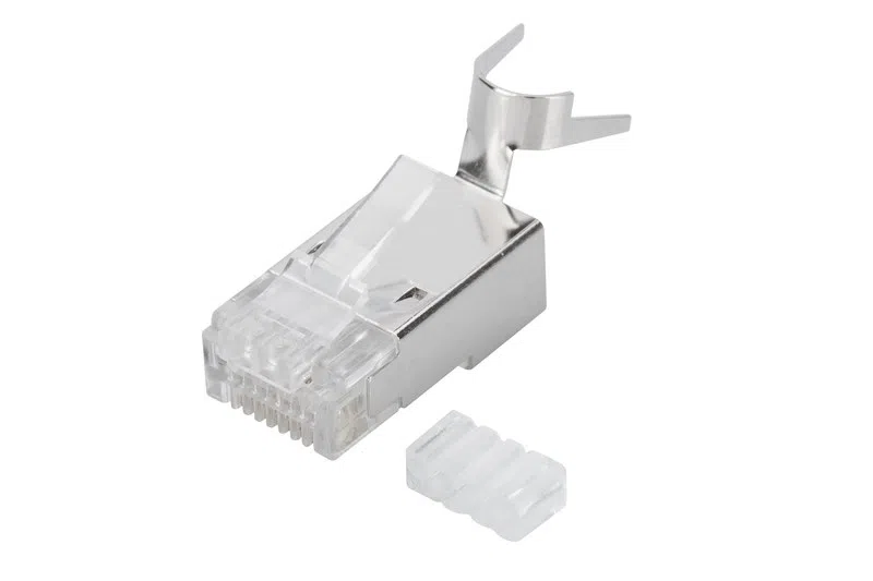Digitus Cat6A/Cat7 Modüler RJ45 Konnektör Tekli Zırhlı
