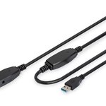 Digitus USB Uzatma Kablosu Siyah (10m)