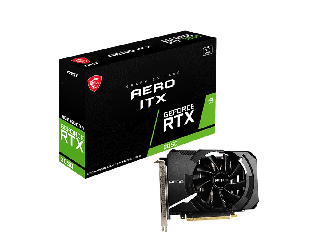 MSI VGA GEFORCE RTX 3050 AERO ITX 8G