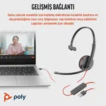 Poly Blackwire 3210 Mono USB-C Kablolu Kulaklık
