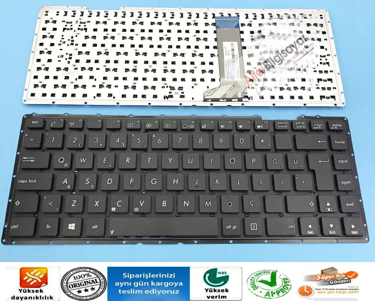 Asus X452l, X452la, X452lav, X452ld, X452ldv Klavye Tuş takımı