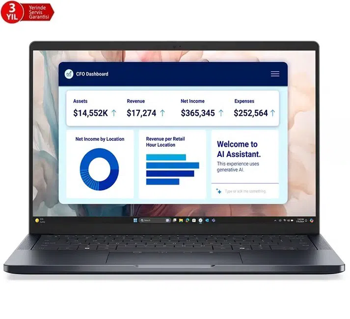 Dell Pro 14 Premium Ultra7 268V-14''-32G-1TBSSD-WP