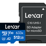 LEXAR 512GB LSDMI512BB633A MICROSD