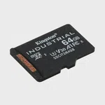 Kingston 64GB microSDXC Industrial C10 A1 pSLC Card + SD Adapter