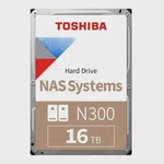 Toshiba N300 16TB 7200RPM 512MB SATA NAS Diski (MN11ACA16TS)