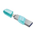 SanDisk iXpand Flash Drive Flip 128GB, Mint color