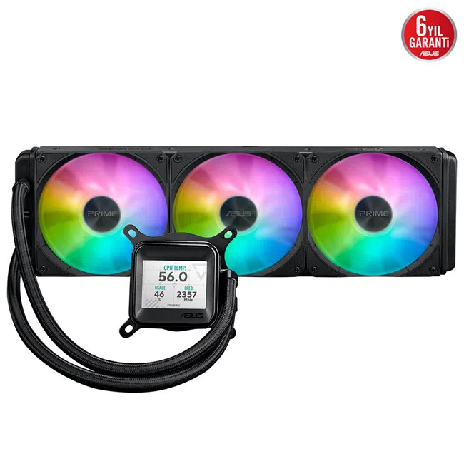 Asus Prime LC 360 ARGB LCD Sıvı Soğutucu