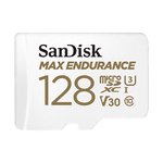 SanDisk MAX ENDURANCE microSDXC 128GB + SD Adapter - for home security cameras & dashcams