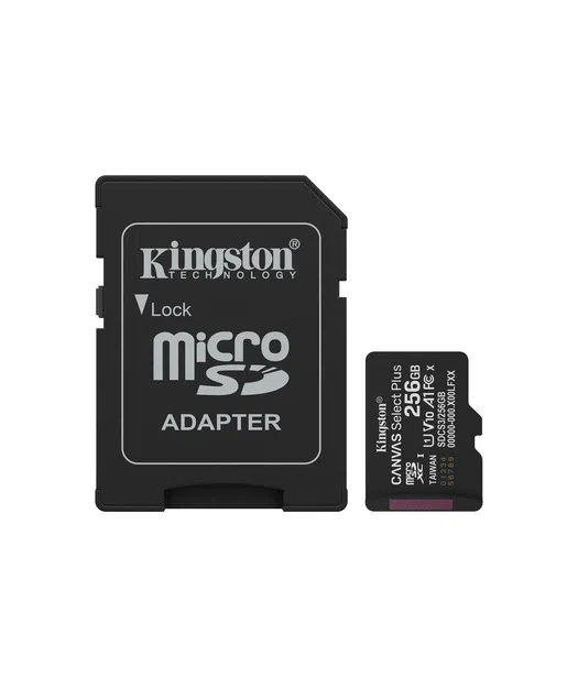 Kingston Canvas Select Plus 256GB microSDXC 150MB/s Adaptörlü