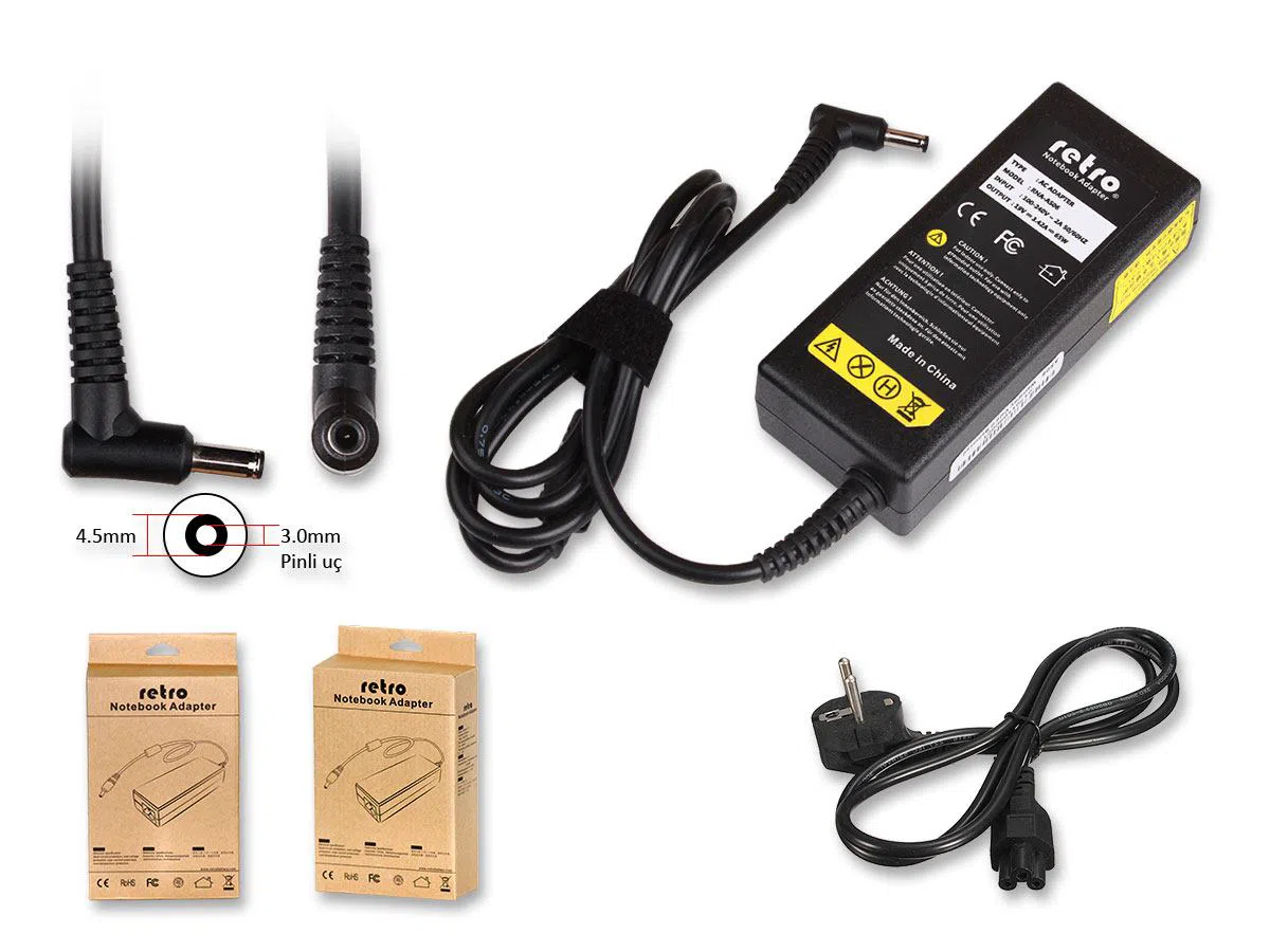Retro RNA-AS06 Asus 19V 3.42A 65W Notebook Adaptörü