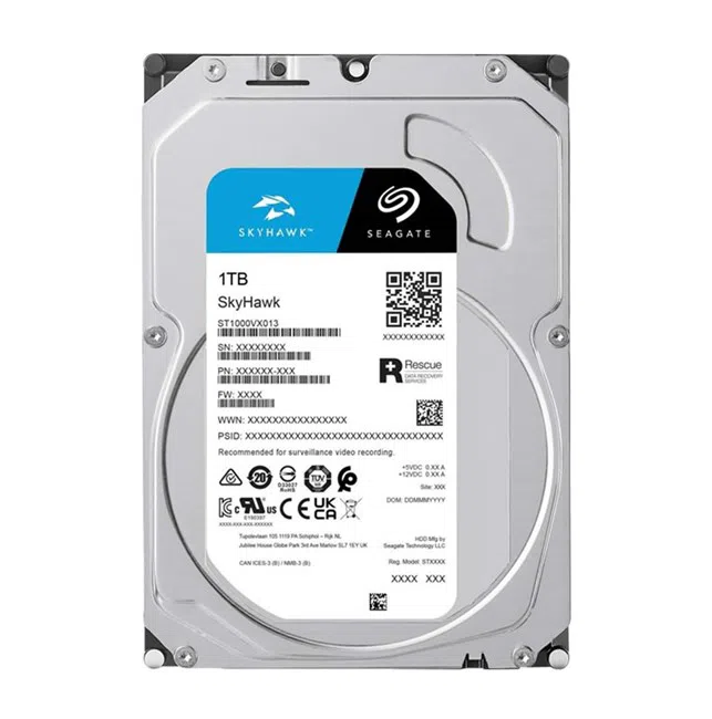 Seagate SkyHawk 1TB 5400RPM 256MB 3.5" Güvenlik Diski (ST1000VX013)