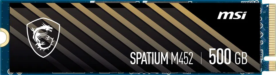MSI Spatium M452 500GB PCIe 4.0 NVMe M.2 SSD