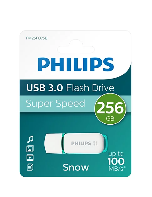 Philips Snow 256GB USB 3.0 Flash Bellek Bahar Yeşili (FM25FD75B/00)