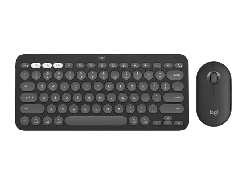 Logitech Pebble 2 Bluetooth Klavye Mouse Seti Siyah 920-012245