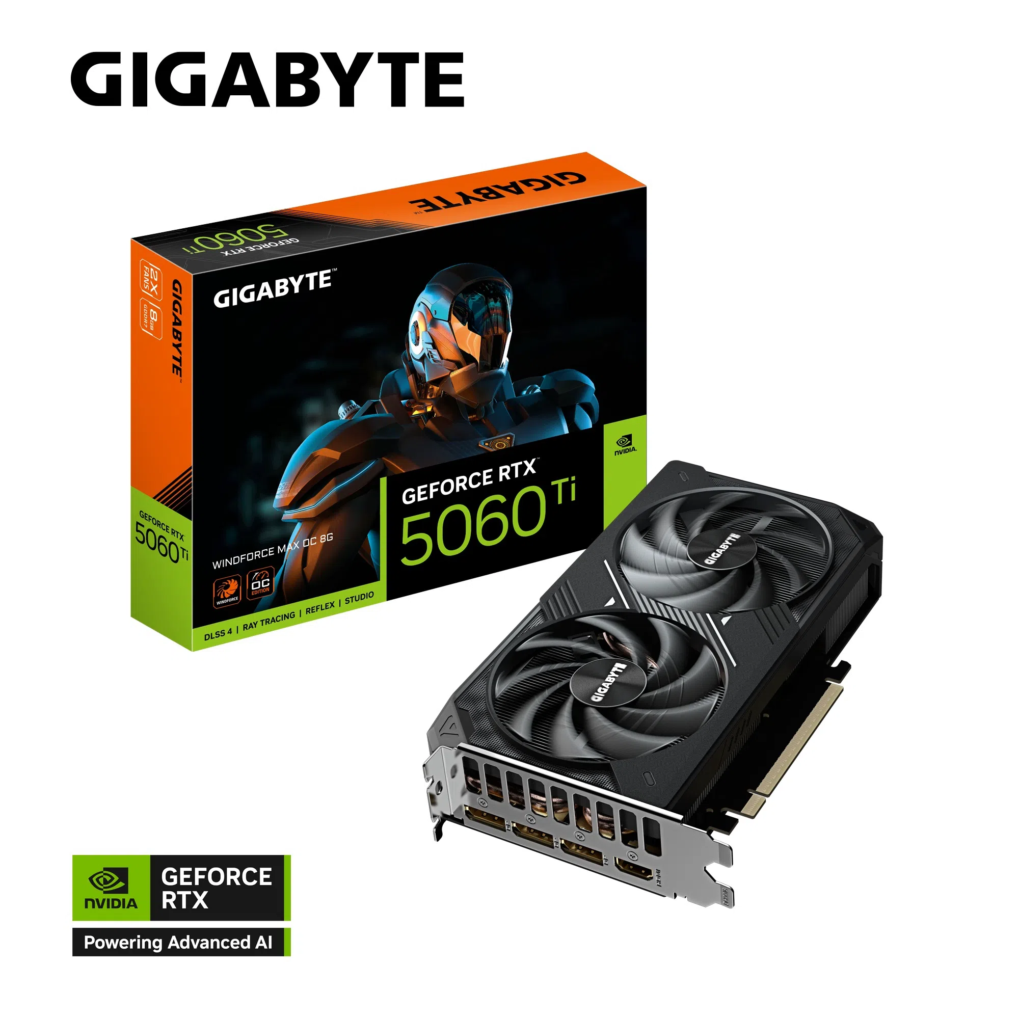 Gigabyte GeForce RTX 5060 Ti Windforce Max OC 8GB Ekran Kartı