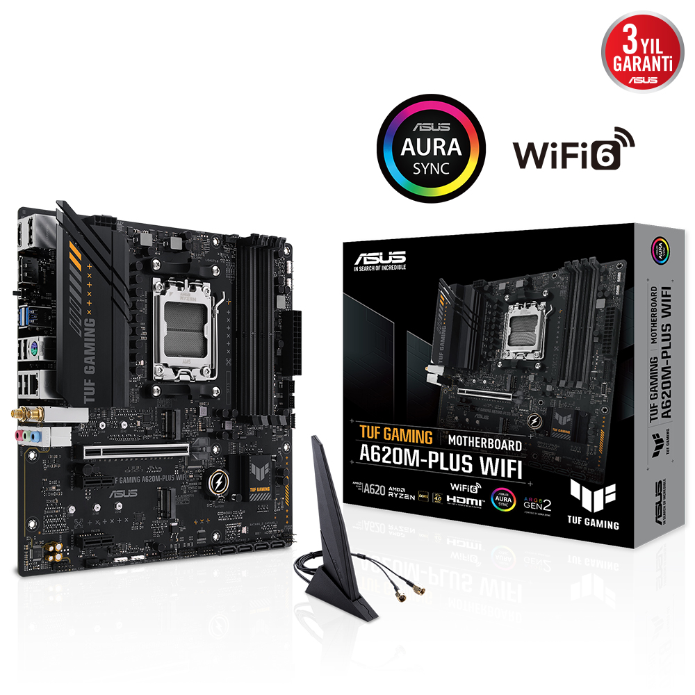 ASUS TUF GAMING A620M-PLUS WIFI