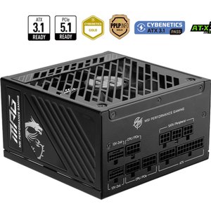 MSI MPG A1000GS PCIE5 1000W 80+ GOLD FULL MODULER