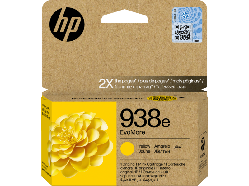 HP 4S6Y1PE (938E) SARI MÜREKKEP KARTUŞ