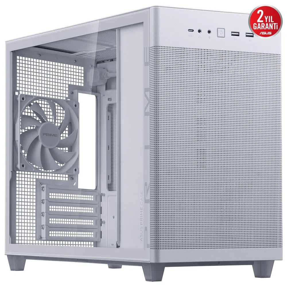 Asus Prime AP201 TG Beyaz Mini Kasa