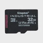 Kingston 32GB Endüstriyel microSDHC C10 A1 Hafıza Kartı (SD Adaptörlü)