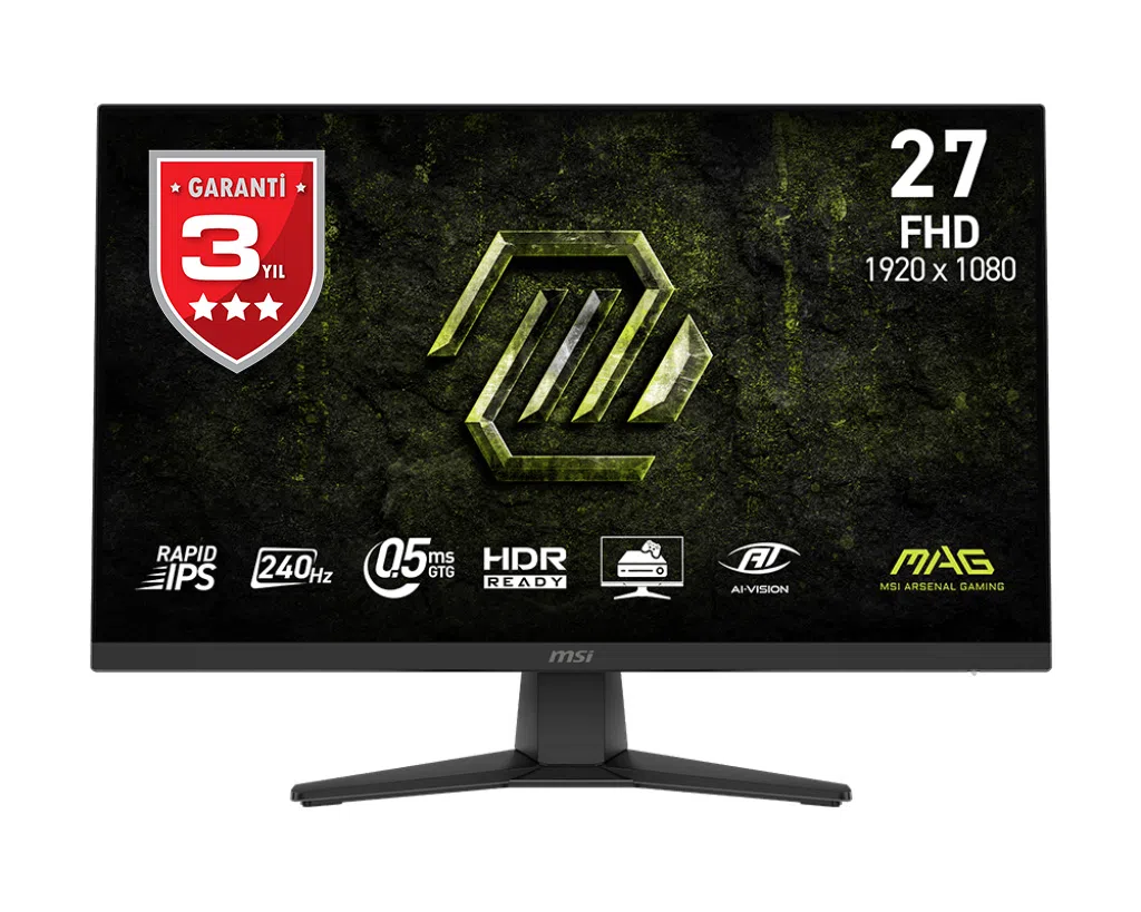 MSI MAG 272F X24 27" FHD 240Hz Rapid IPS Gaming Monitör