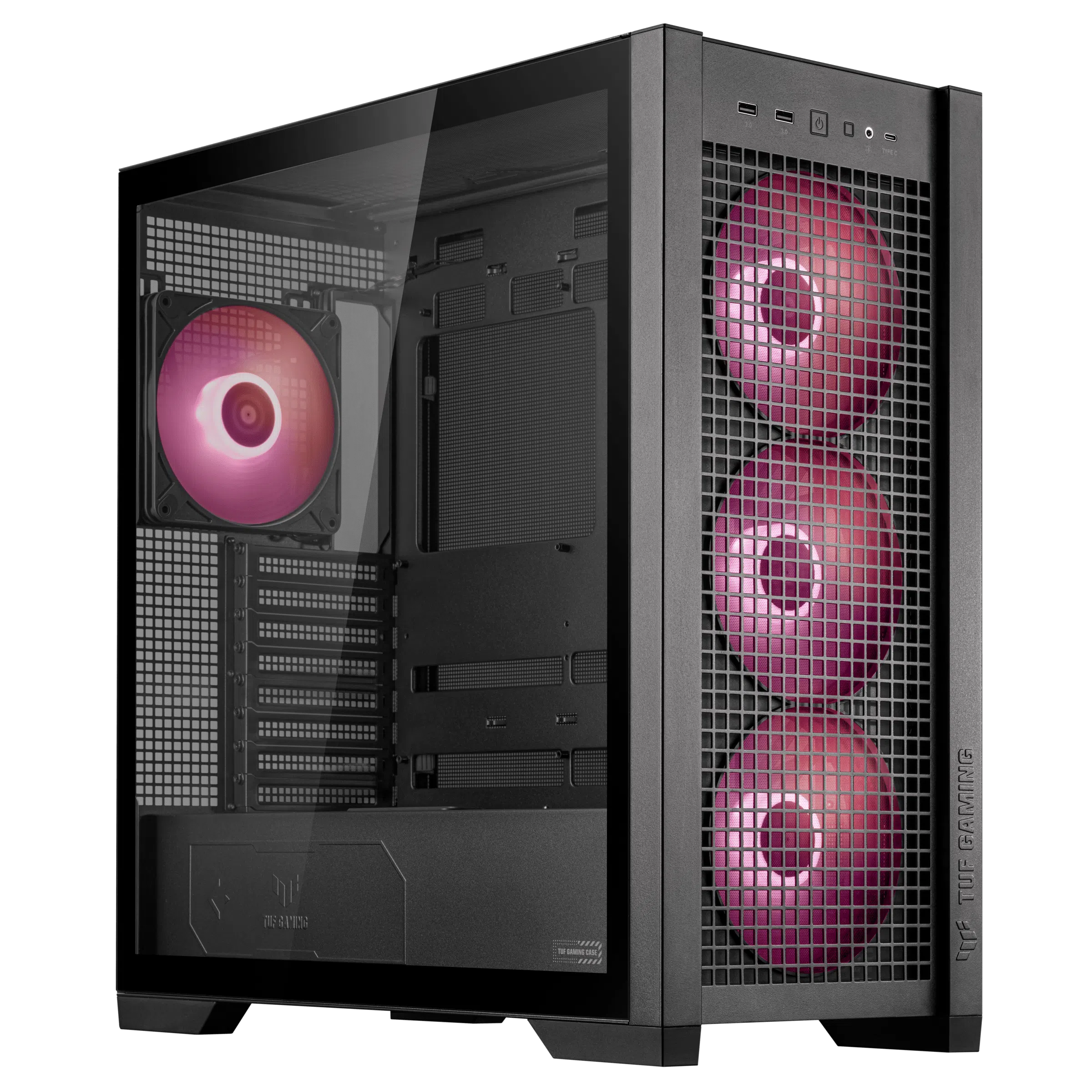 ASUS TUF Gaming GT302 TG ARGB Siyah Gaming Kasa
