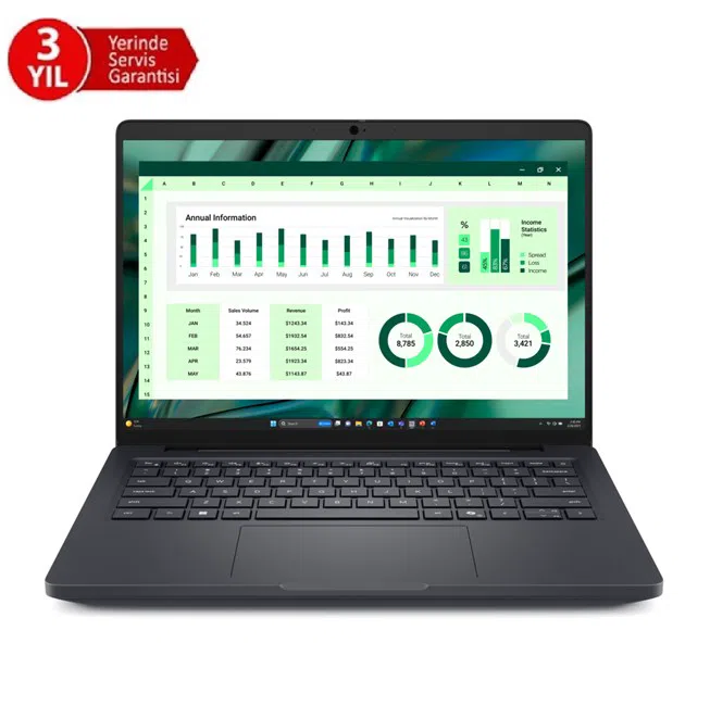 Dell Pro Max 14 Core Ultra 7 255H 32GB 1TB SSD 14" Mobil İş İstasyonu