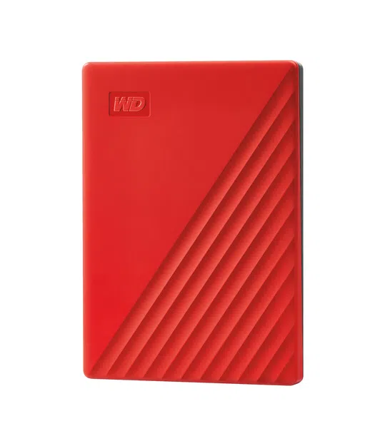 WD My Passport 4TB 2.5 inç USB 3.0 Taşınabilir Disk (Kırmızı)