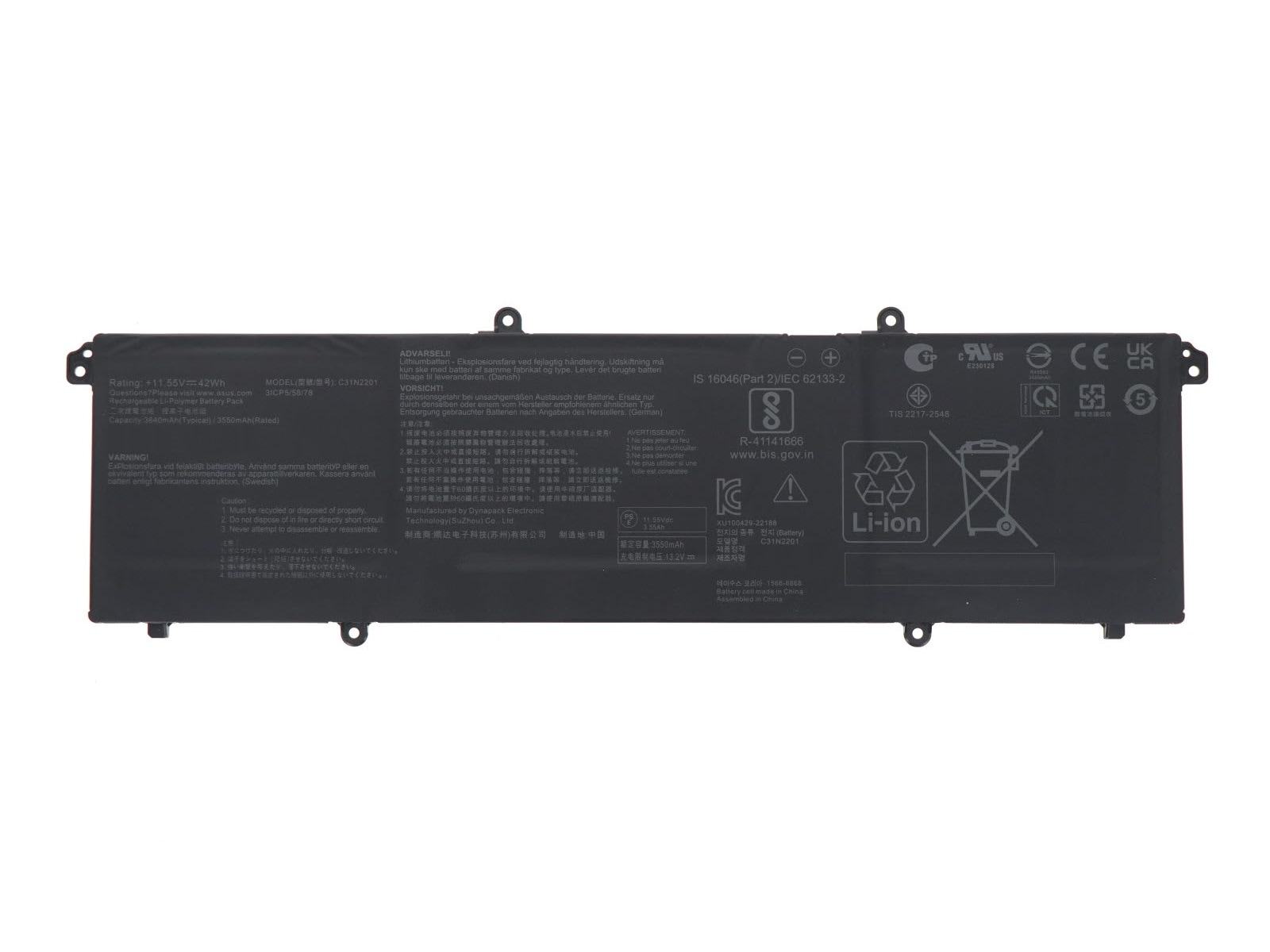 RETRO Asus C31N2201 Notebook Bataryası