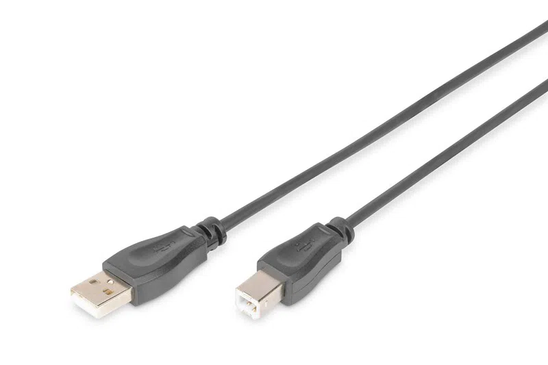 Digitus Yazıcı Kablosu Siyah USB2.0 Zırhlı (1.8m)