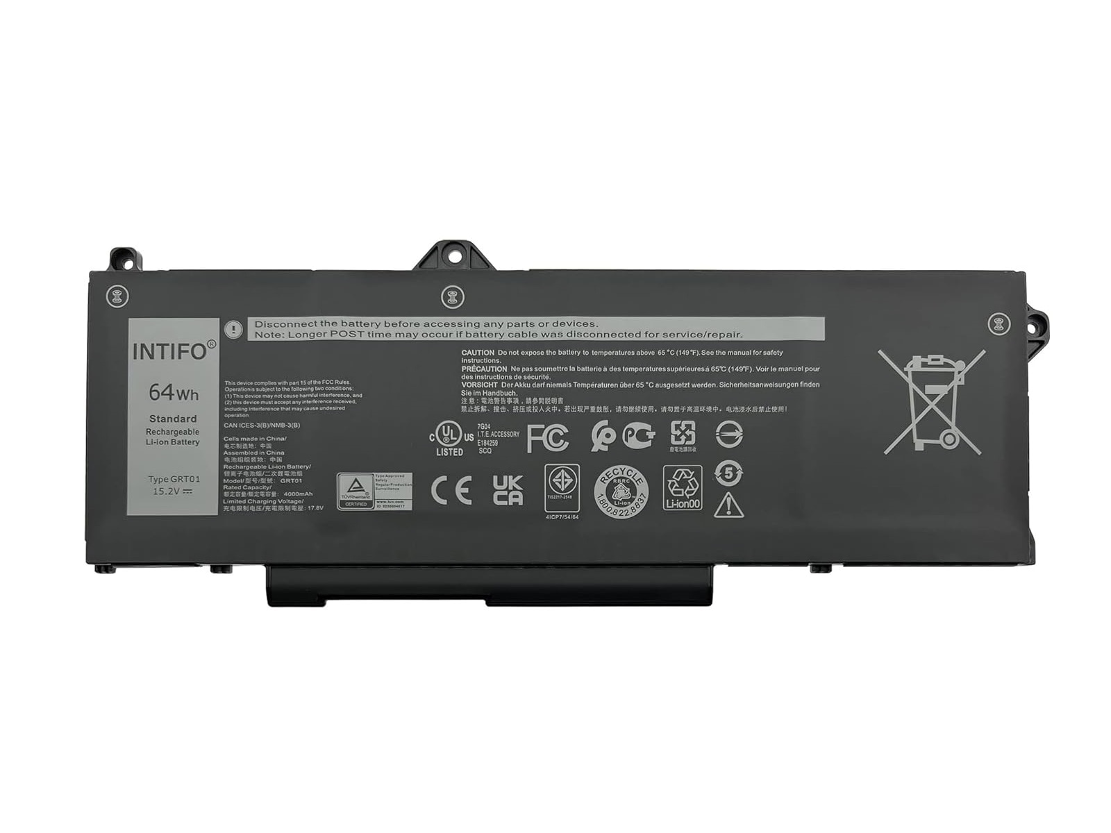 RETRO Dell Latitude 5421, GRT01 Notebook Bataryası